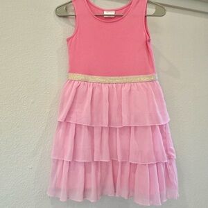 Hanna Andersson Pink Ruffle Dress, size 140 (10)
